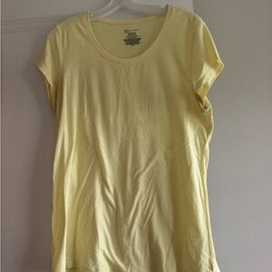 No Boundaries Yellow Sleeve T-Shirt Relaxed Fit Size XL